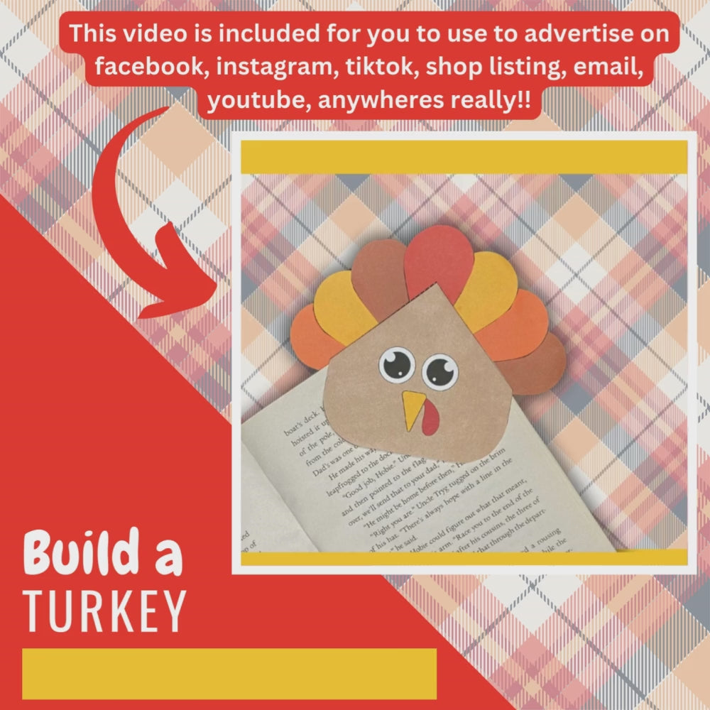 Turkey Corner Bookmark
