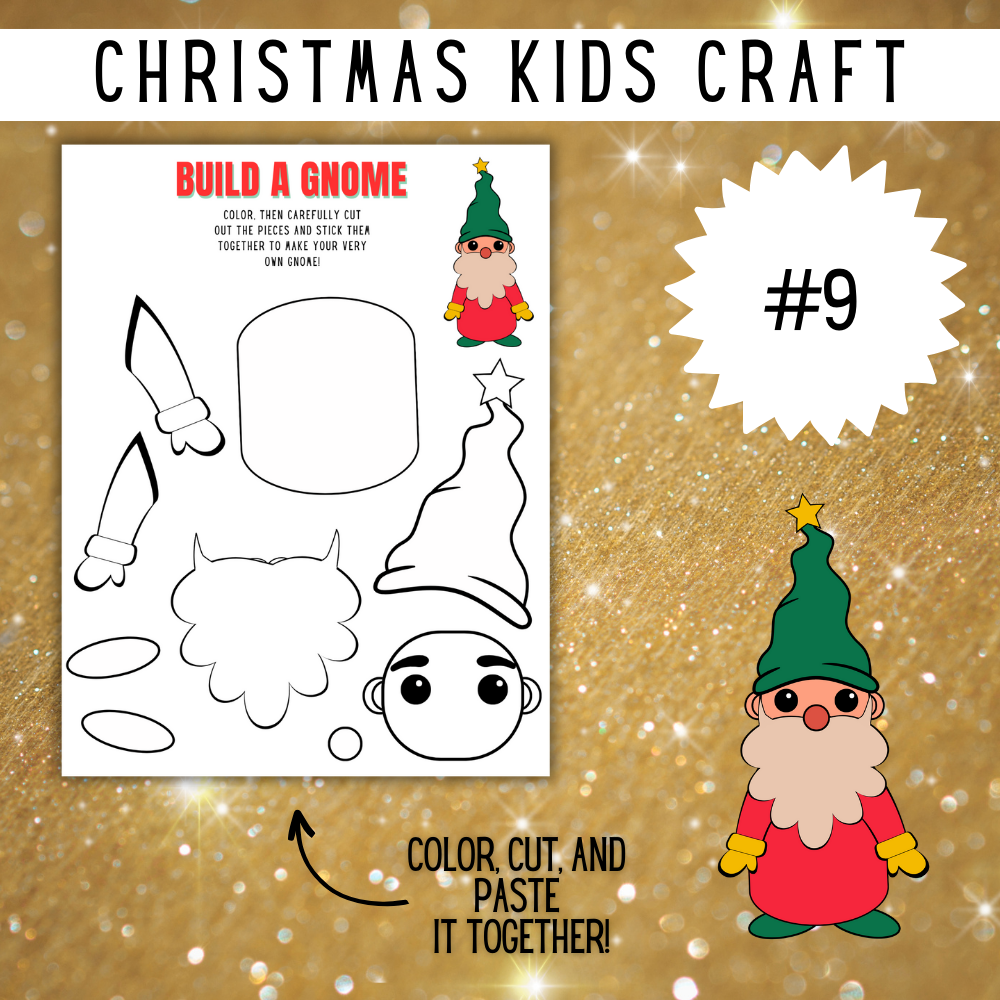 Christmas Kids Craft Printable Activity Pack