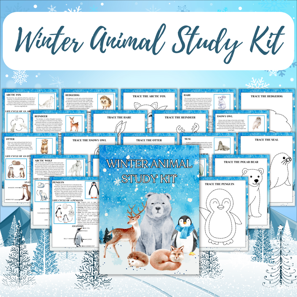 Winter Animal Study Kit