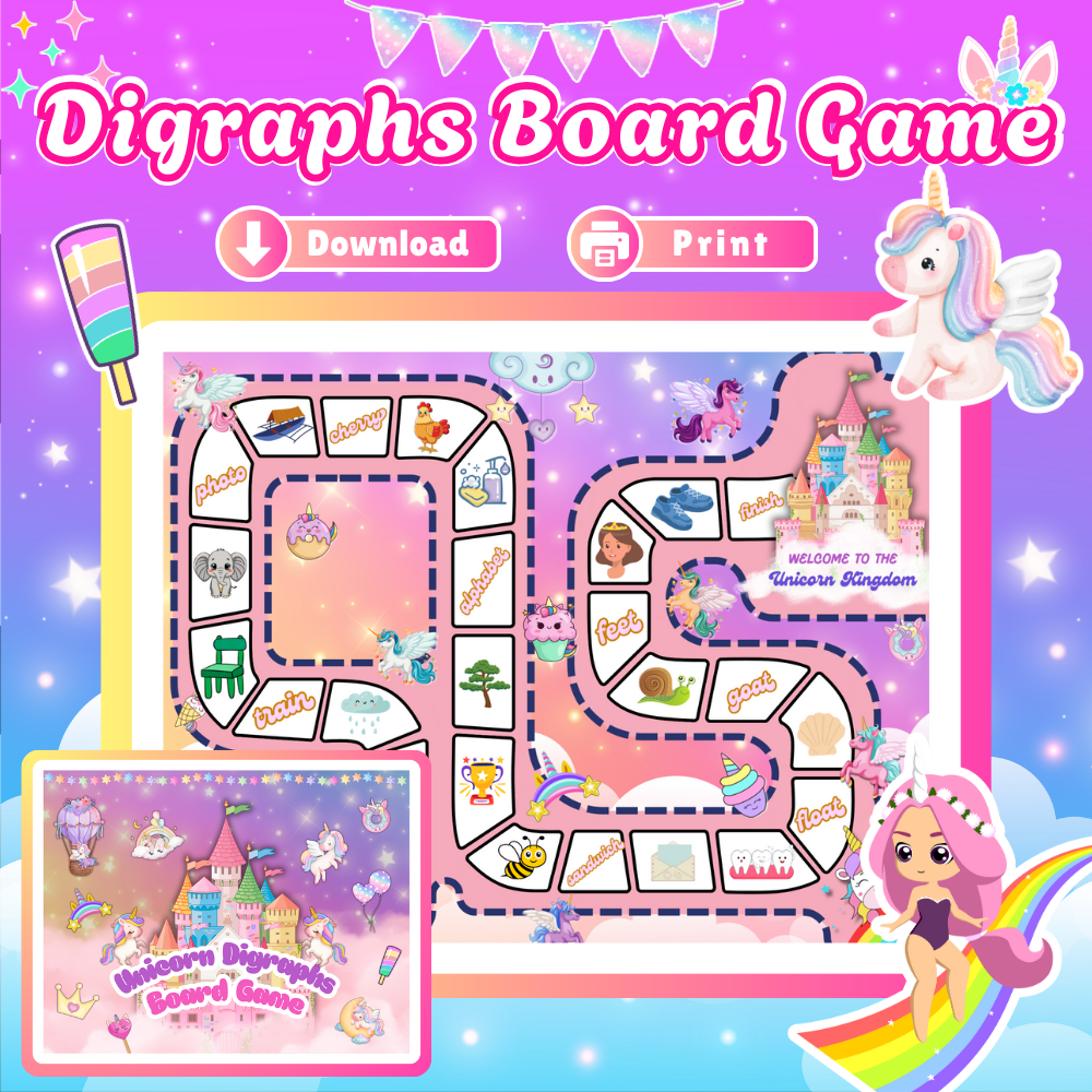 Unicorn Digraph Board Game