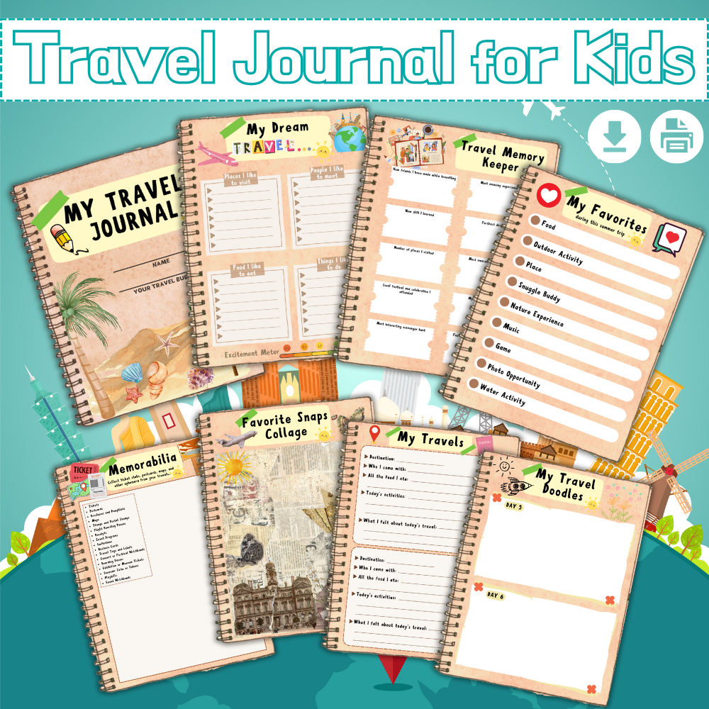 Travel Journal for Kids
