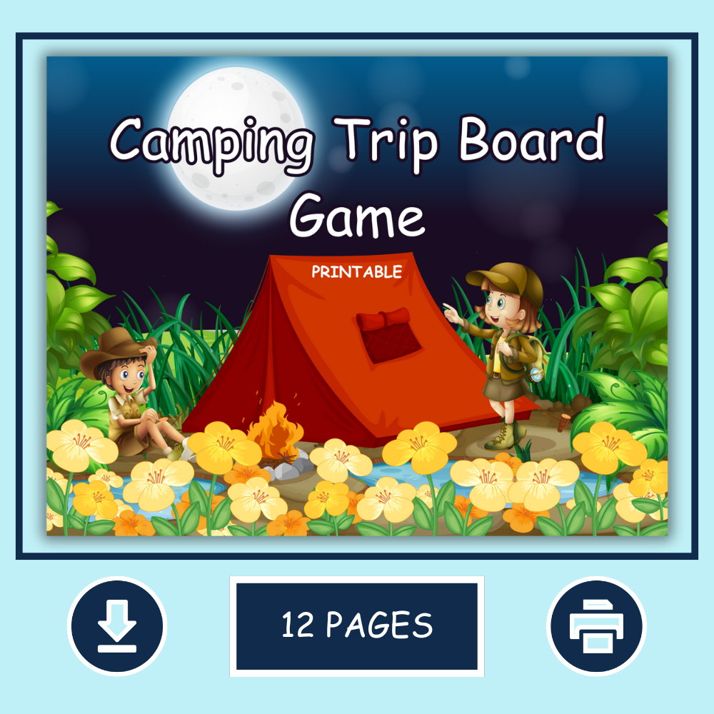 Camping Trip Board Game – Family Adventure Fun
