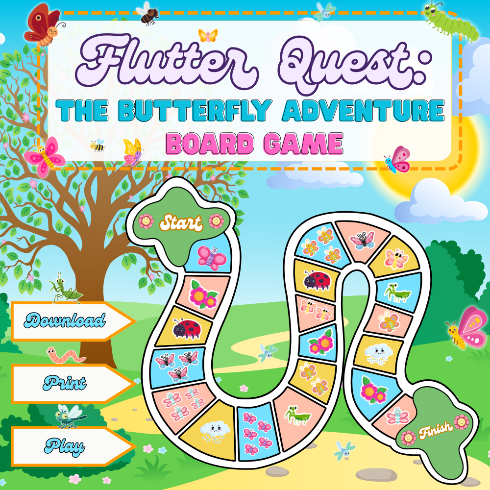 Butterfly Adventure Board Game – Fun Family Play