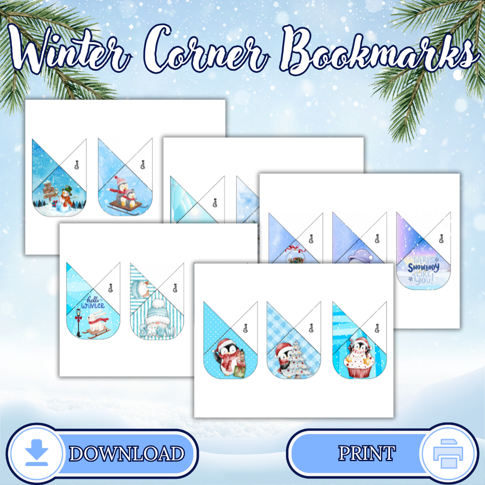 Winter Corner Bookmarks