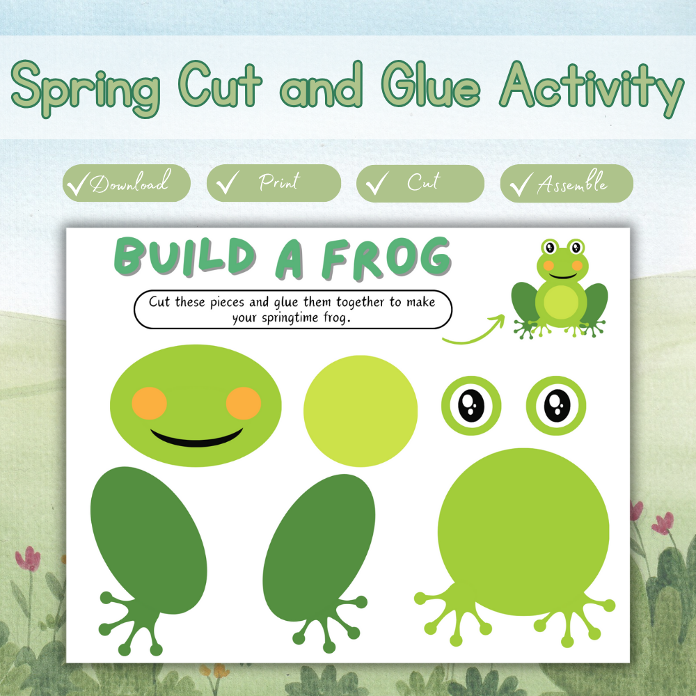 Build a Frog – Fun Kids Animal Craft Activity