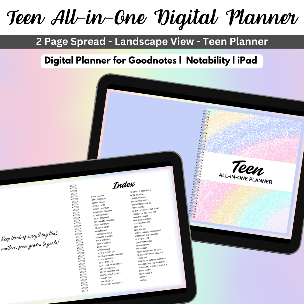 Digital Landscape Teen All-In-One Planner