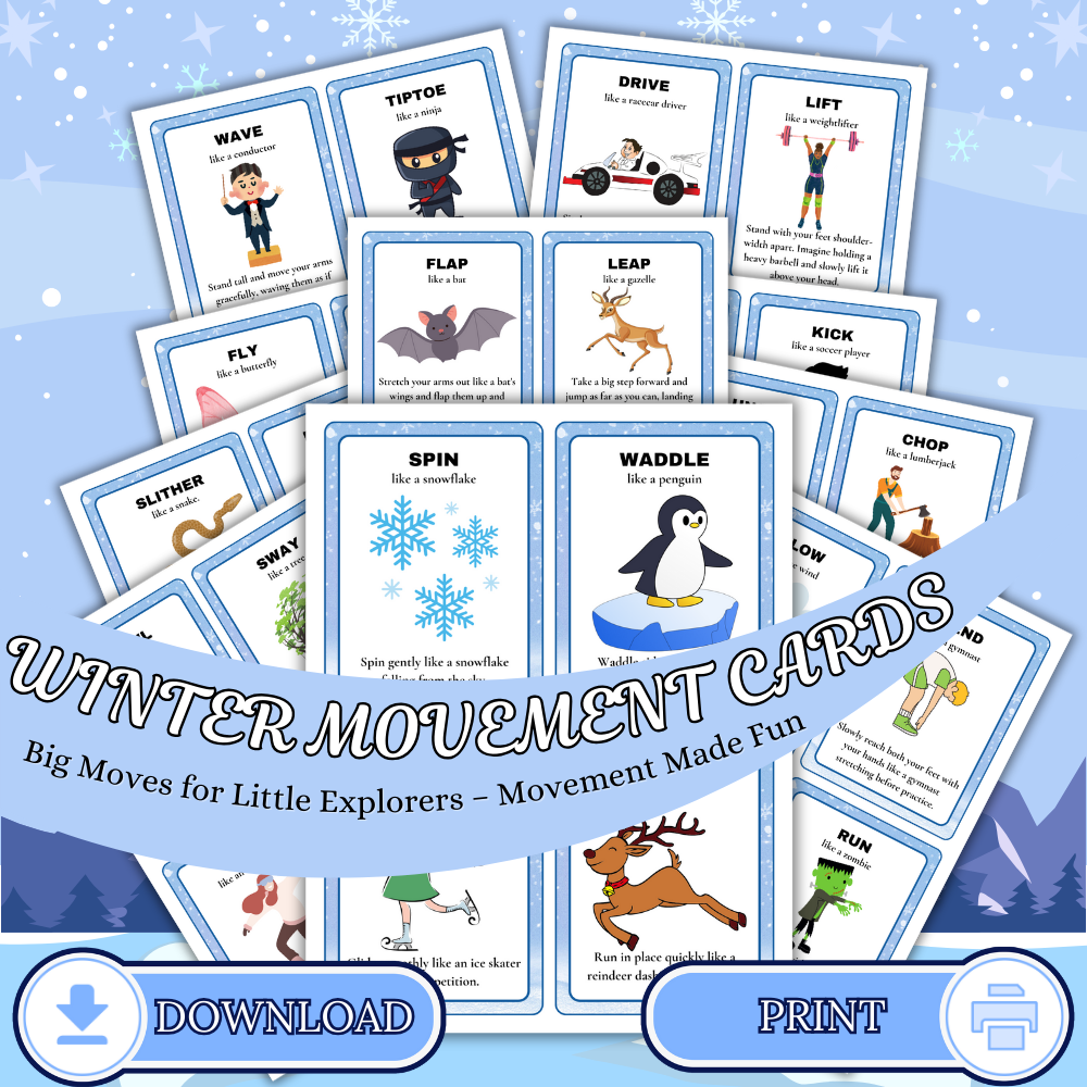Winter Movement Cards
