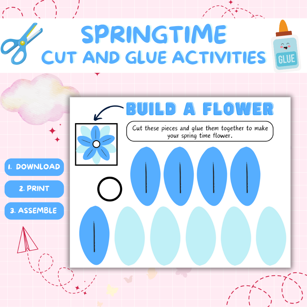 Build a Flower – Fun Kids Spring Craft Activity