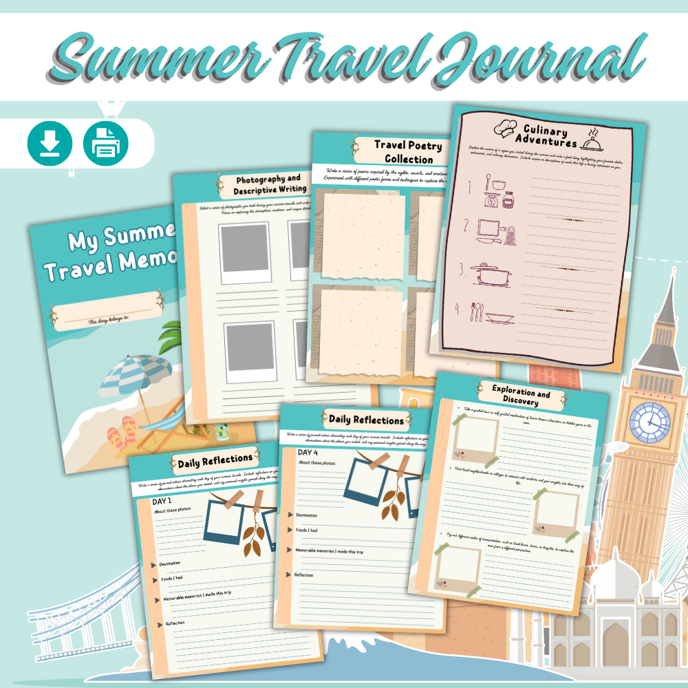 Travel Journal for Teenagers