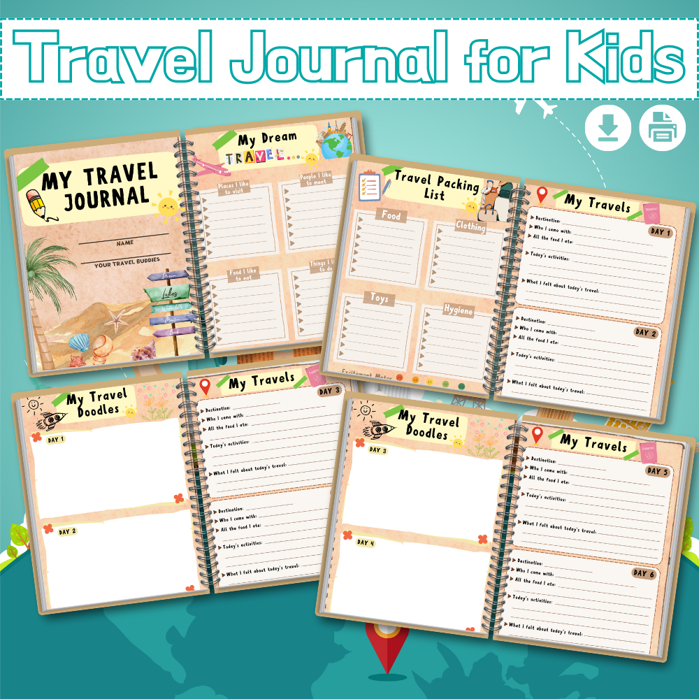 Travel Journal for Kids