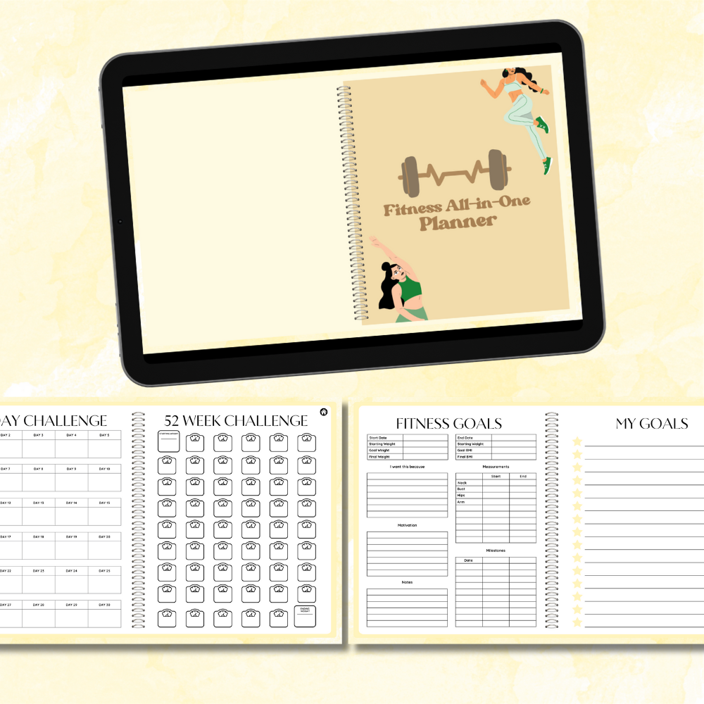 Digital Landscape Fitness All-In-One Planner PDF