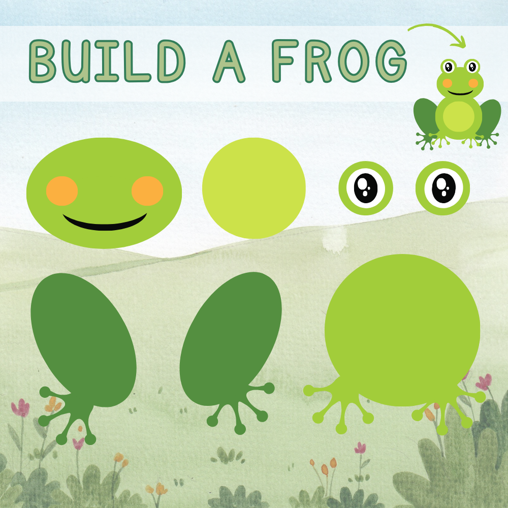 Build a Frog – Fun Kids Animal Craft Activity