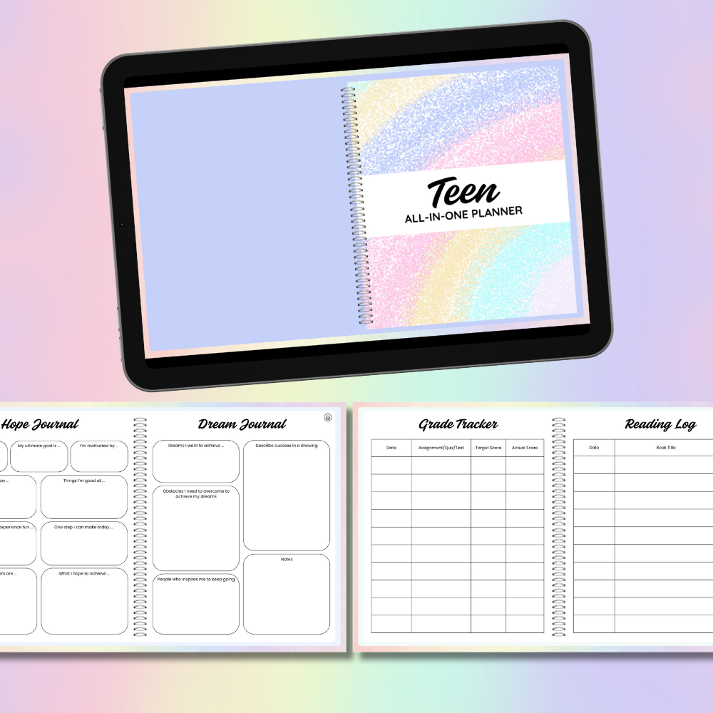 Digital Landscape Teen All-In-One Planner
