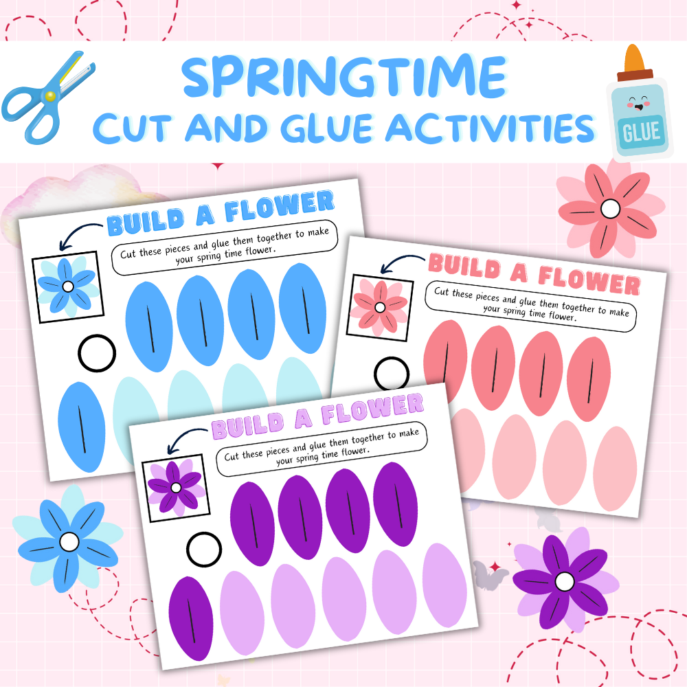 Build a Flower – Fun Kids Spring Craft Activity