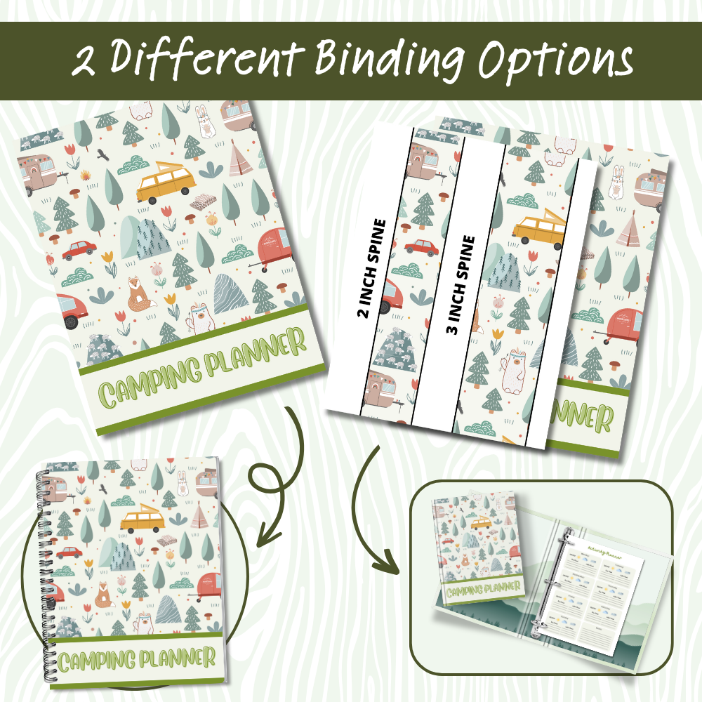 Camping Planner – Printable Trip & Adventure Organizer