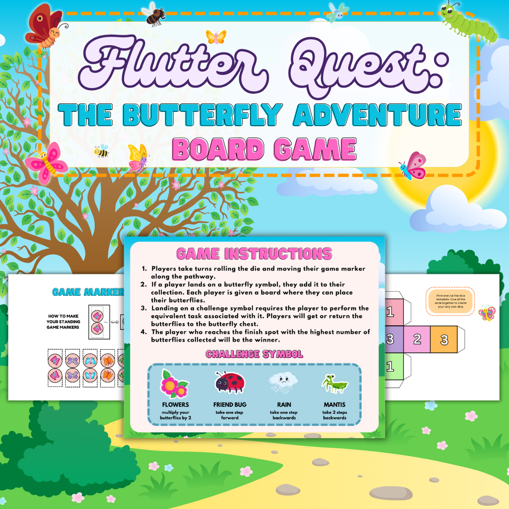 Butterfly Adventure Board Game – Fun Family Play
