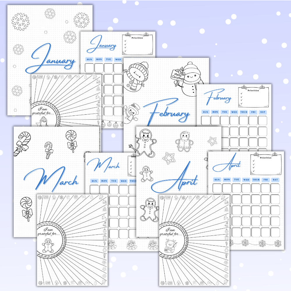 Winter Bullet Journal