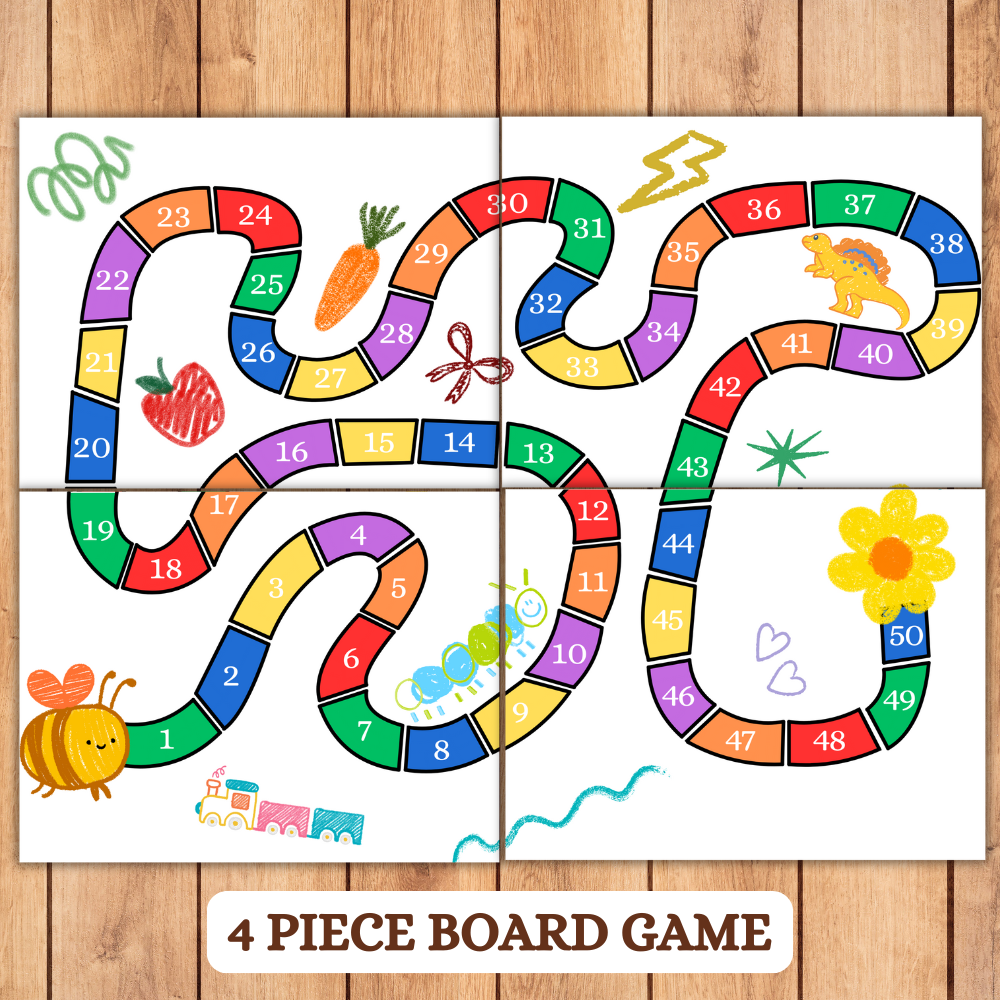 Color Match Spinner Board Game – Fun Learning Play