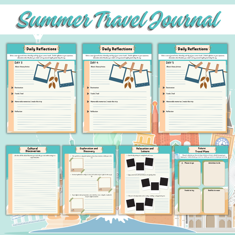 Travel Journal for Teenagers