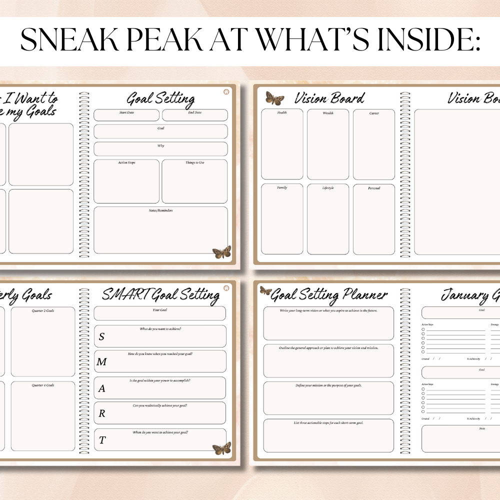 Digital Landscape Goals All-In-One Planner PDF