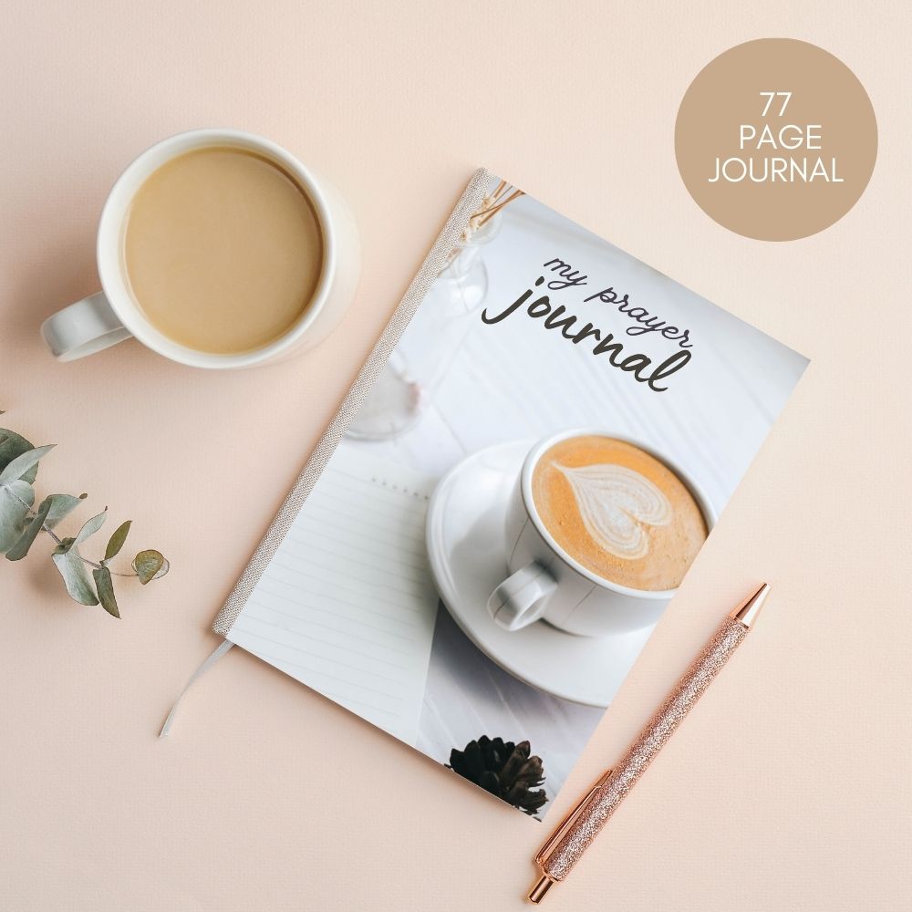 PLR Tan Prayer Journal | Journals for spiritual growth | My Store