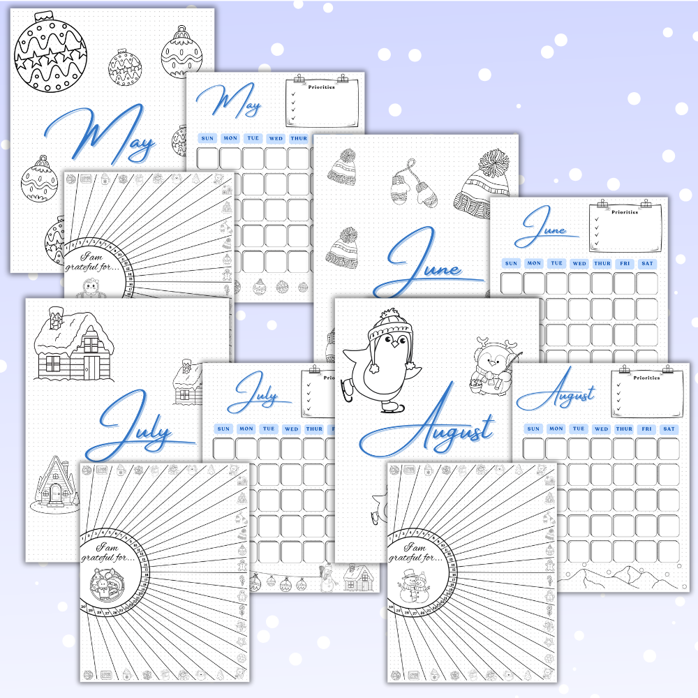 Winter Bullet Journal