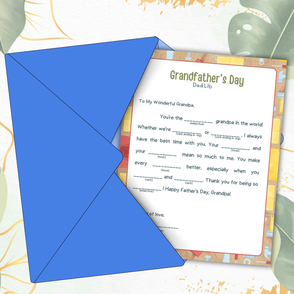 Father's Day Mad Lib