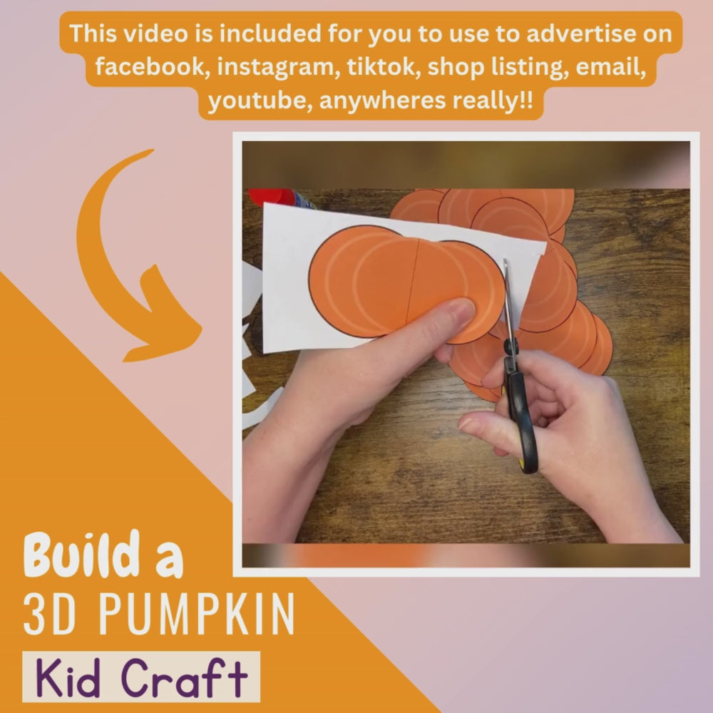 Build a 3D Pumpkin