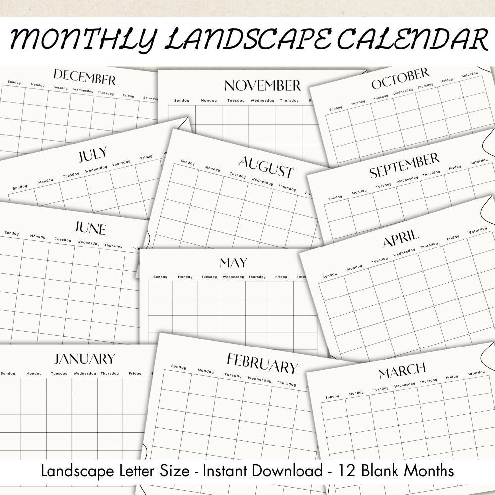 Printable Fitness All-In-One Planner PDF 8.5x11