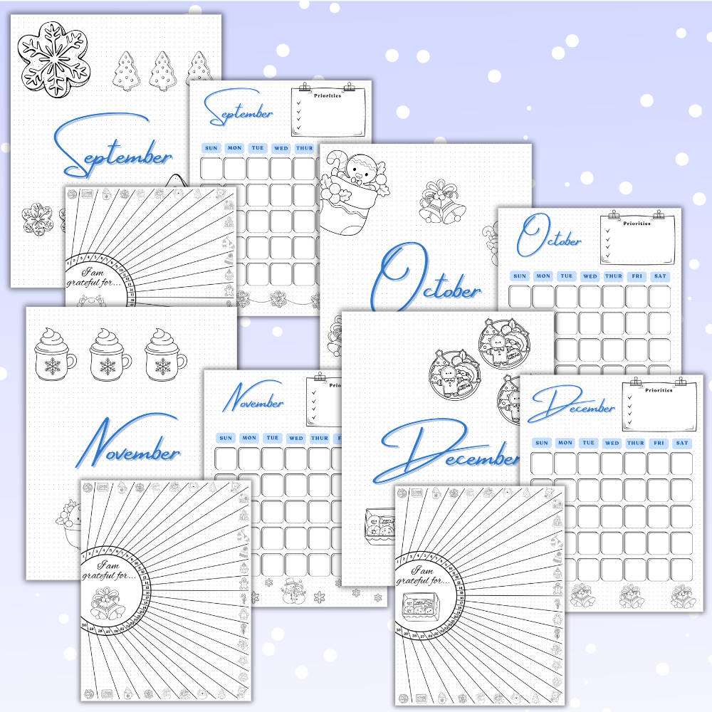 Winter Bullet Journal