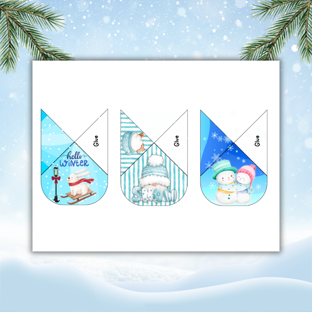 Winter Corner Bookmarks