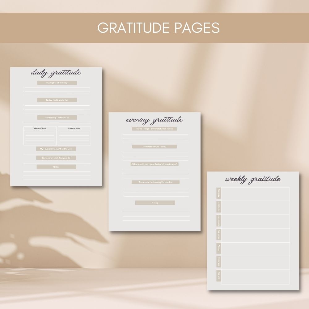 PLR Tan Prayer Journal | Journals for spiritual growth | My Store