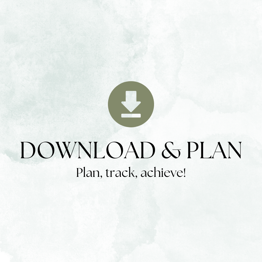 Digital 8.5x11 Fitness All-In-One Planner PDF