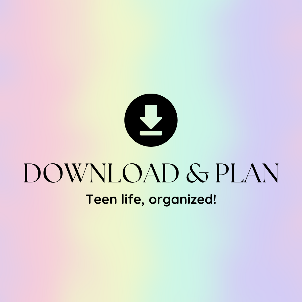 Digital Teen All-In-One Planner 8.5x11 PDF