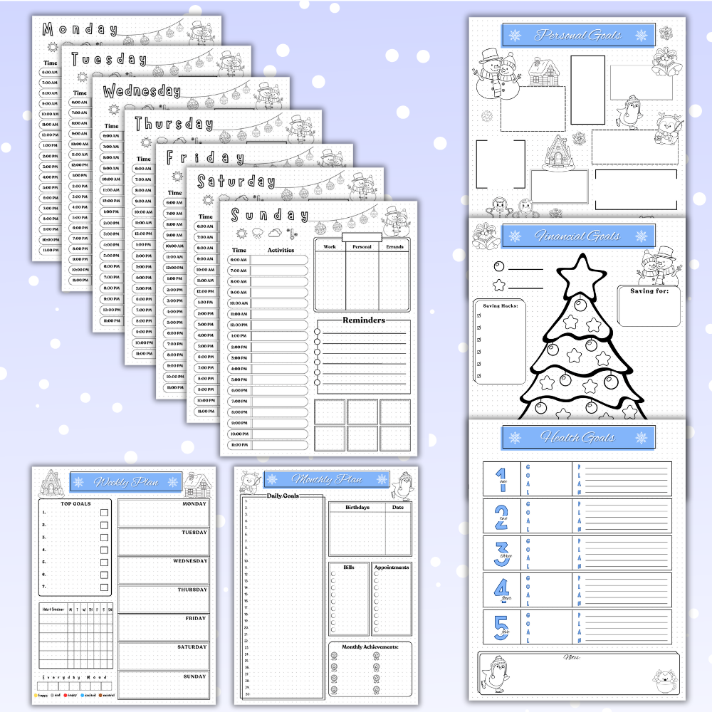 Winter Bullet Journal