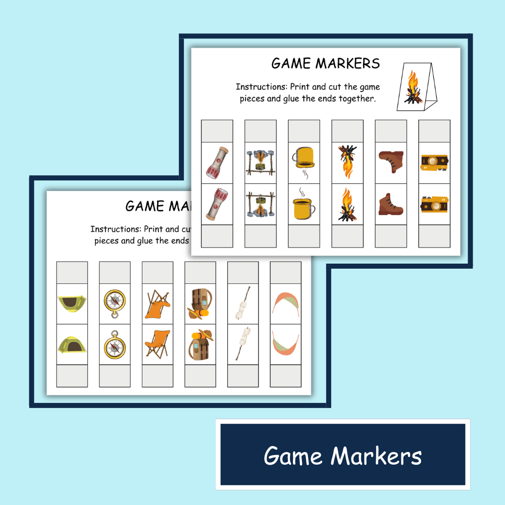 Camping Trip Board Game – Family Adventure Fun