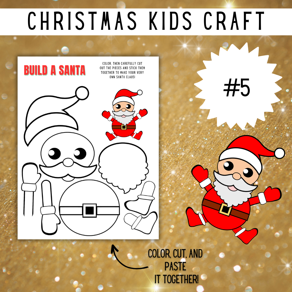 Christmas Kids Craft Printable Activity Pack
