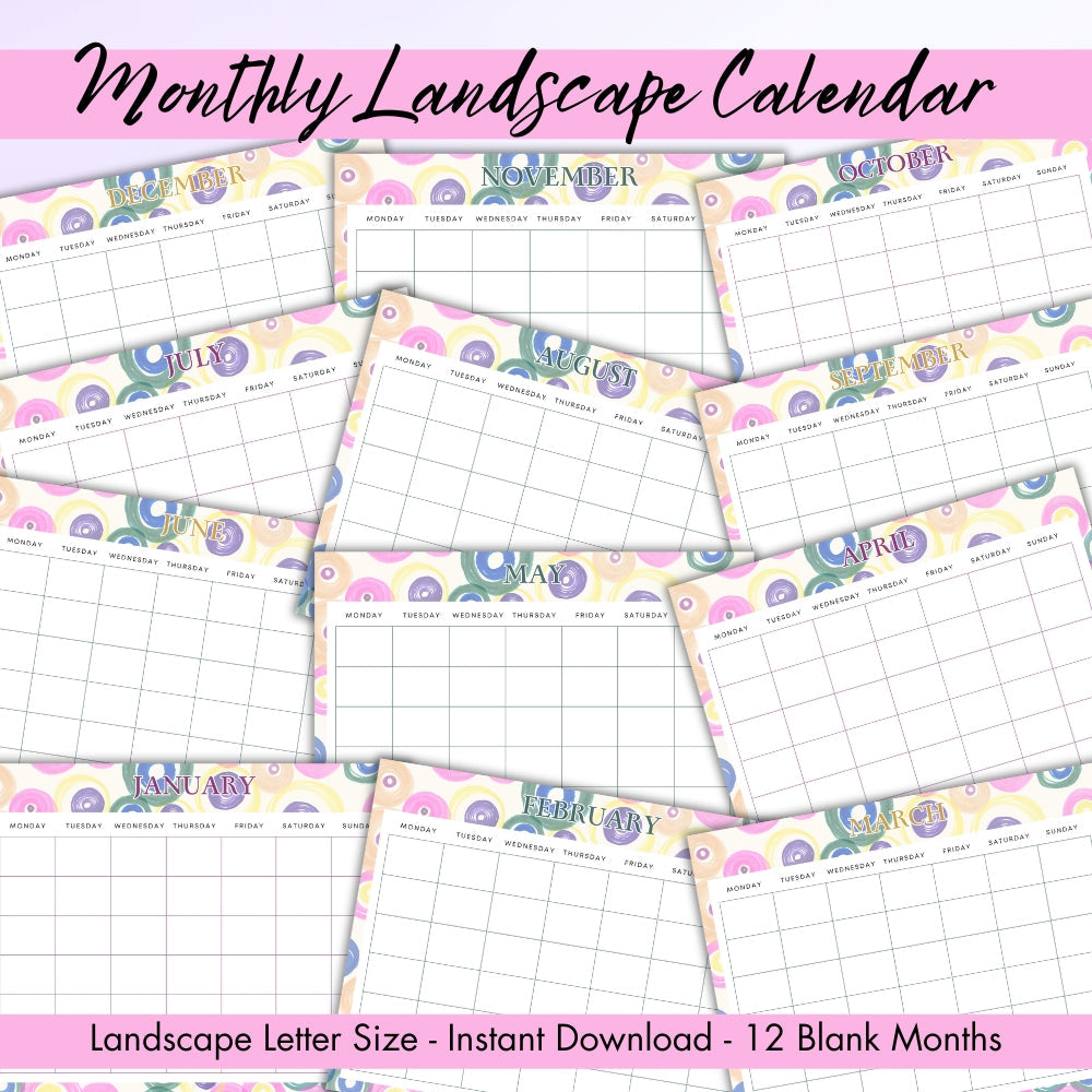 PLR Social Media Planner | Colorful Editable Marketing Templates