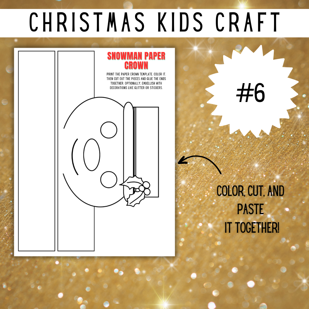 Christmas Kids Craft Printable Activity Pack