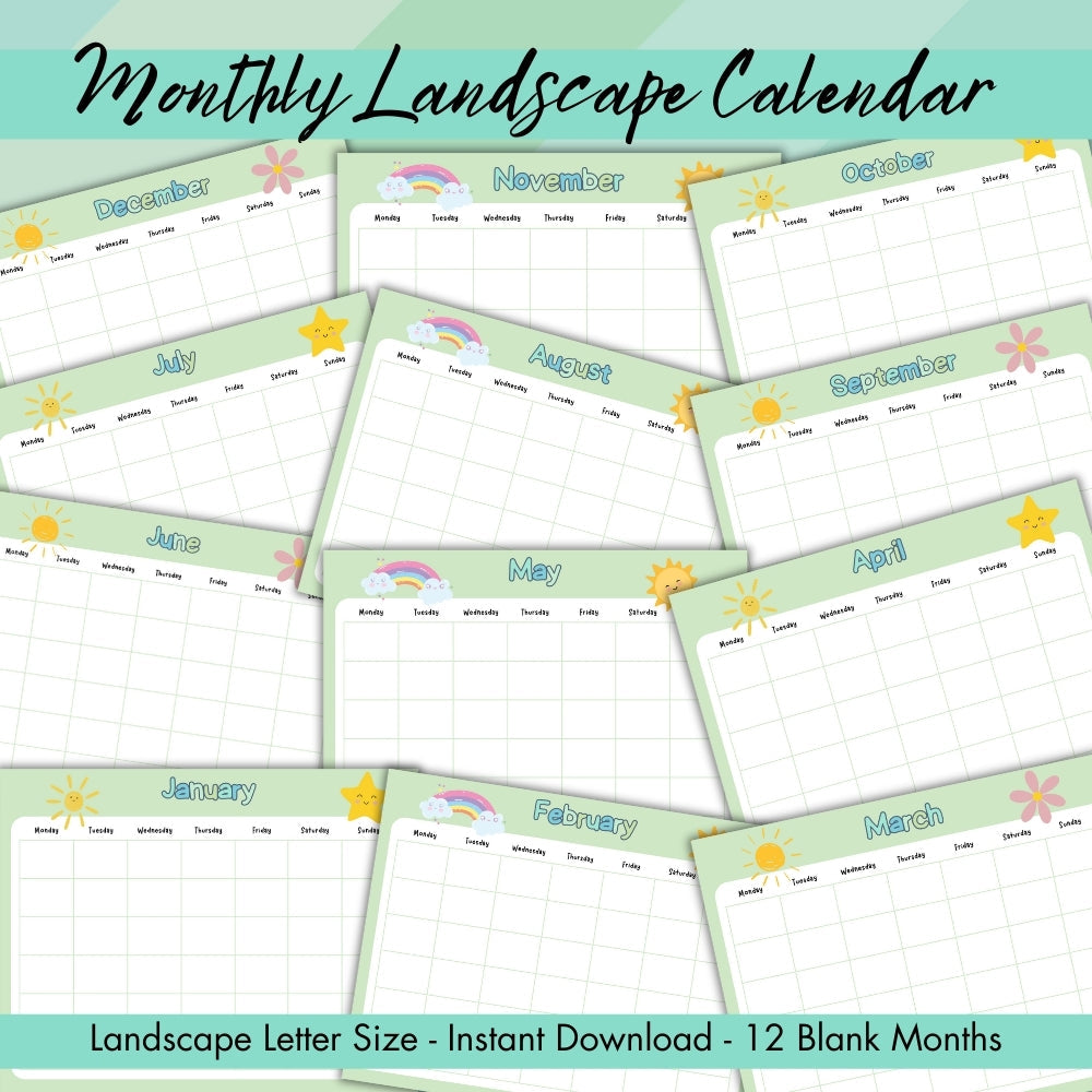 Green Kids Chore Chart – Fun Printable PLR Templates
