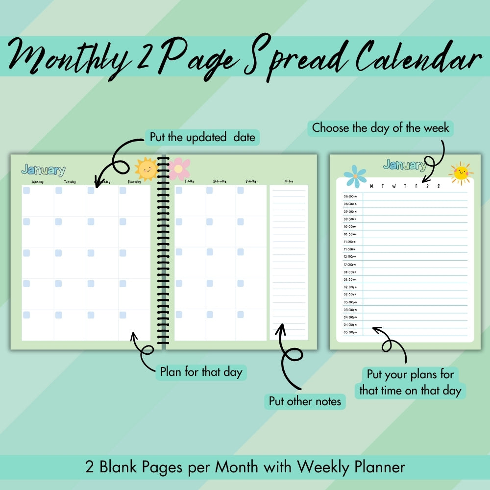 Green Kids Chore Chart – Fun Printable PLR Templates