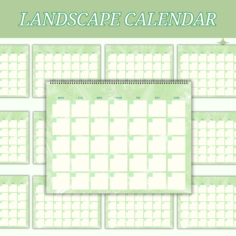 Older Kids Student Planner Green Design PDF