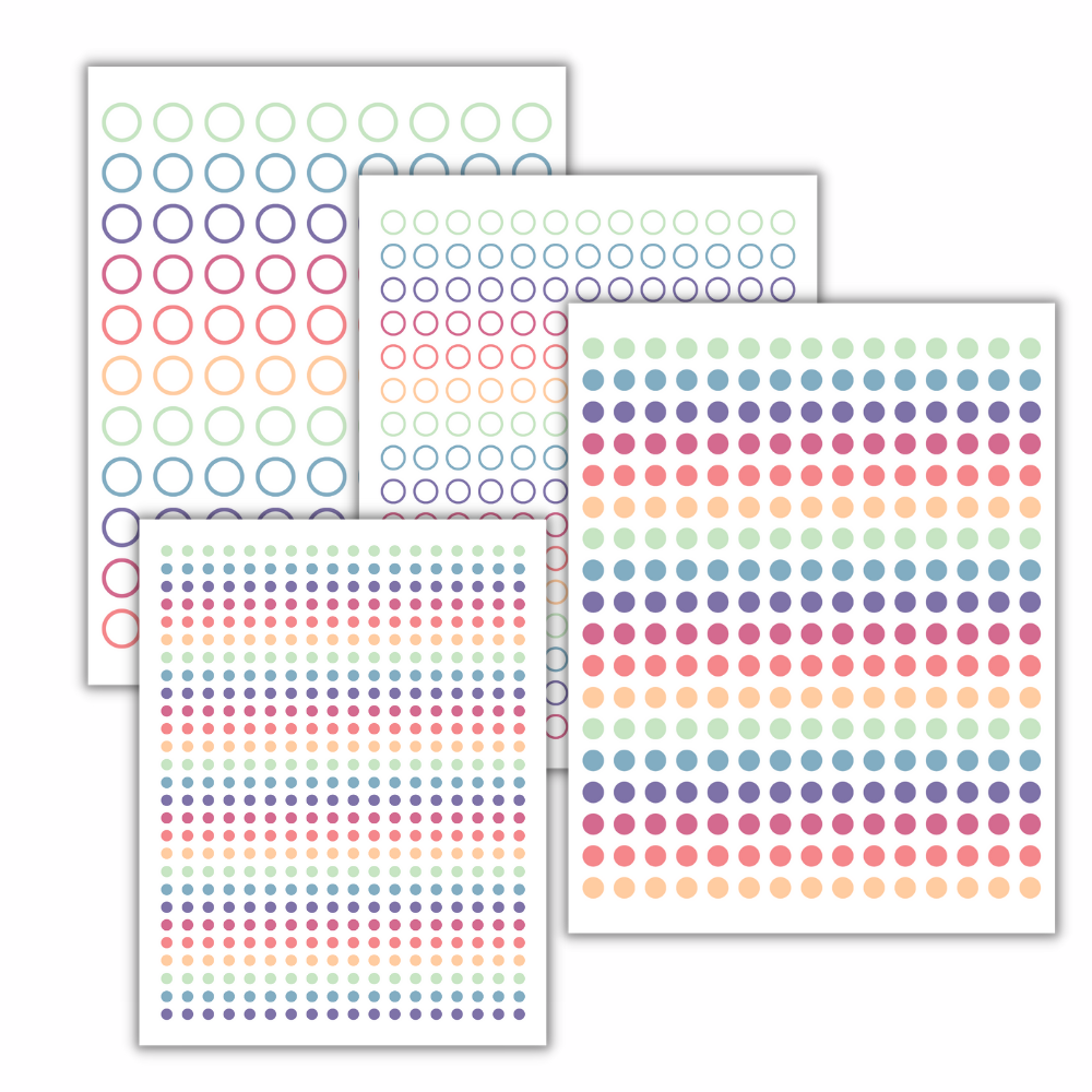 Colorful Planner Stickers – 16 Pages of Fun Designs