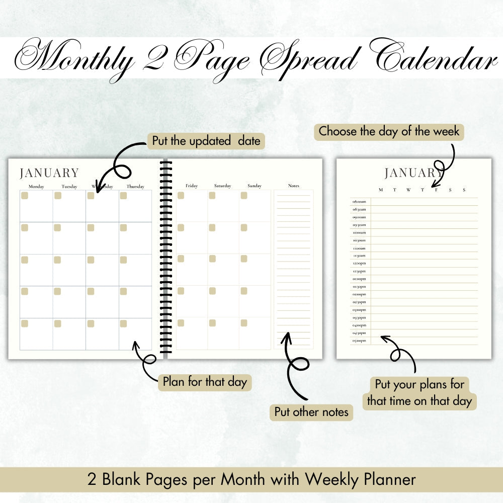 PLR Writer’s Planner | Printable & Editable Writing Templates