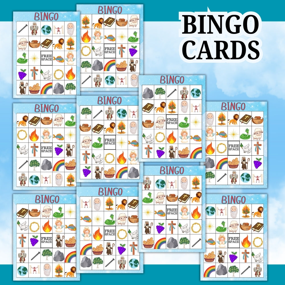 Bible Activity Sheets for Kids – Printable PDF Pack