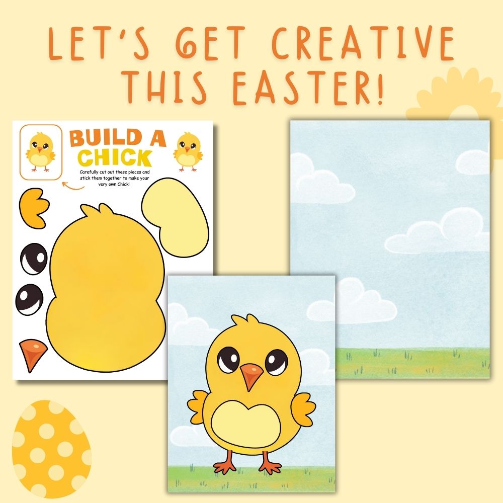 Build a Chick Printable Craft – Fun Easter Activity for Kids