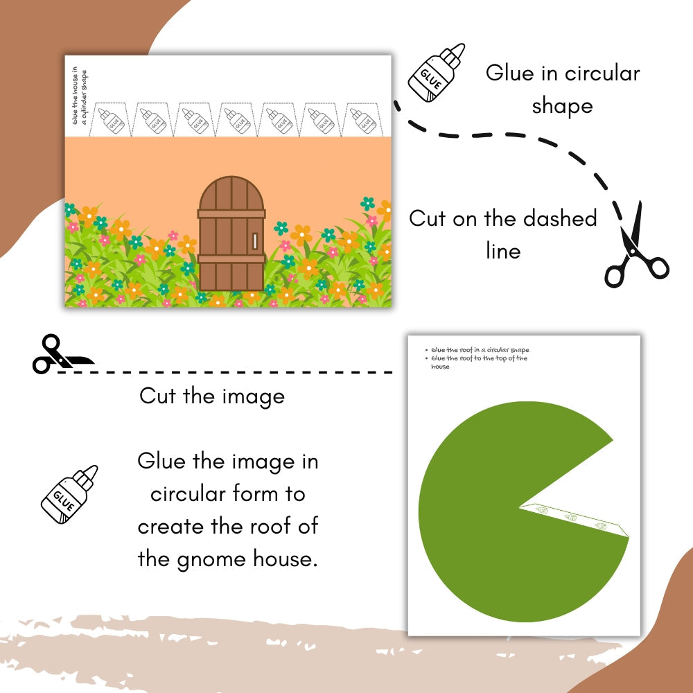 Build a Gnome Home – Fun 6-Page Kids Craft Activity