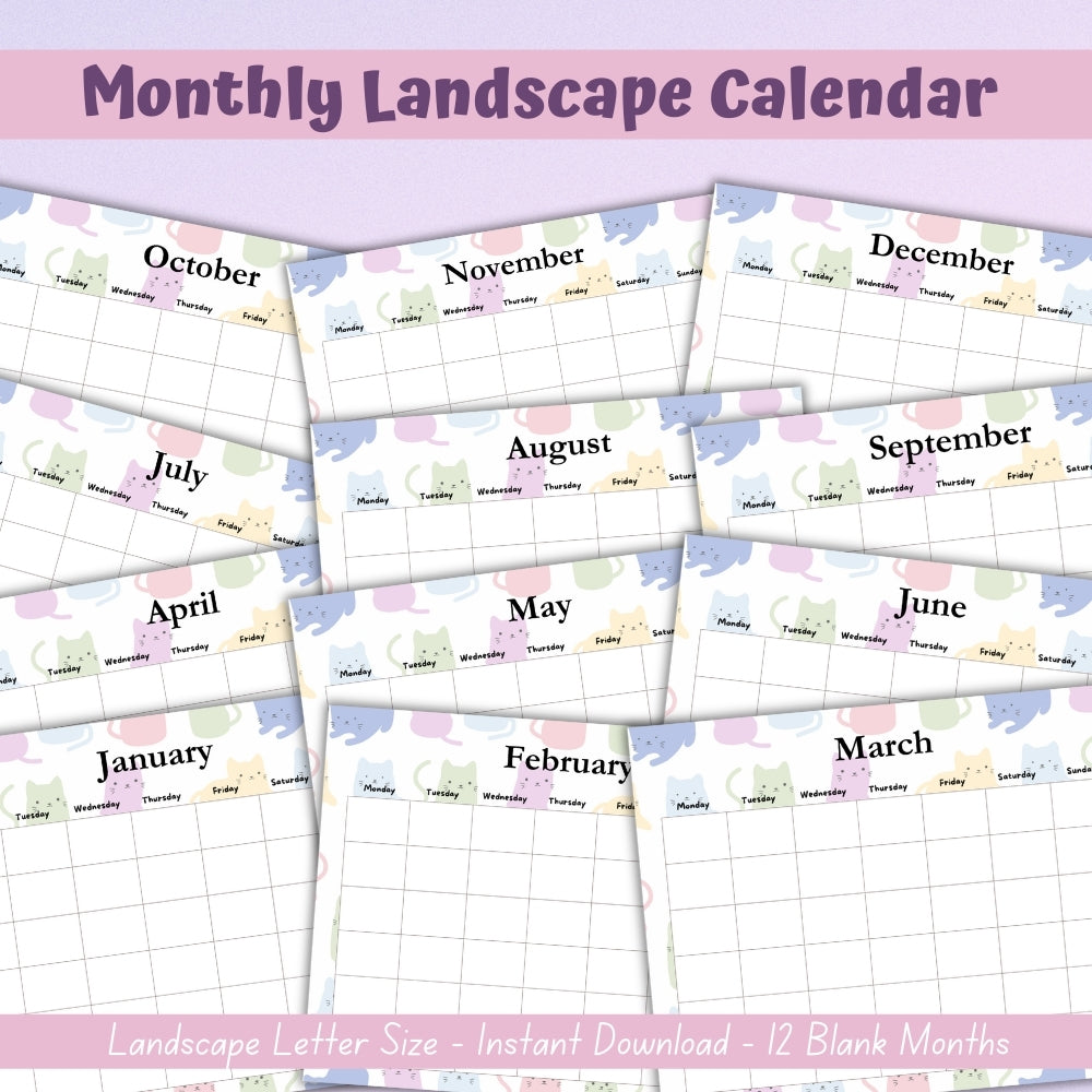 PLR Pastel Cat Care Planner | Editable Pet Care Organizer Templates