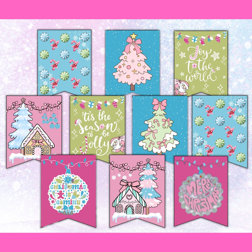 Christmas Home / Classroom Wall Art and Banner