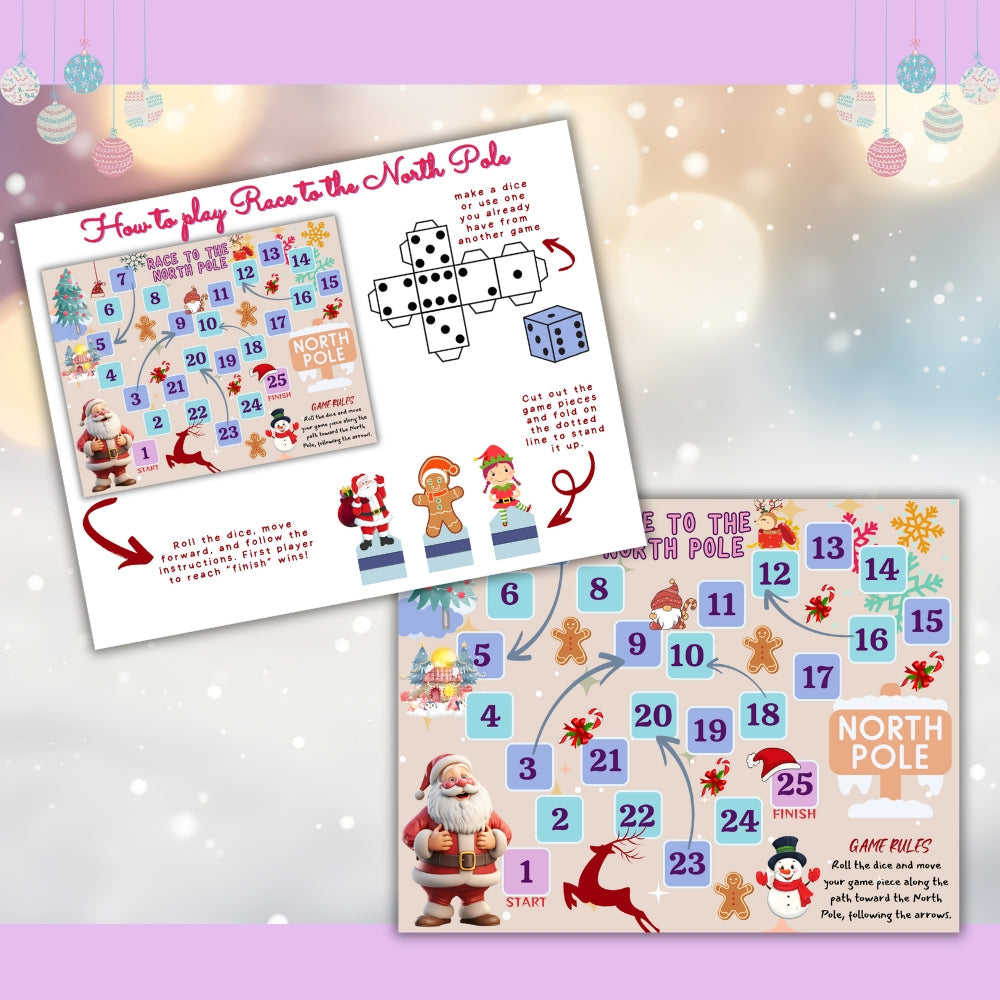 Christmas Printable Board Game